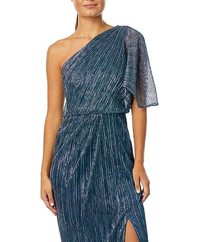 Image of Adrianna Papell Women's Metallic Mesh Gown