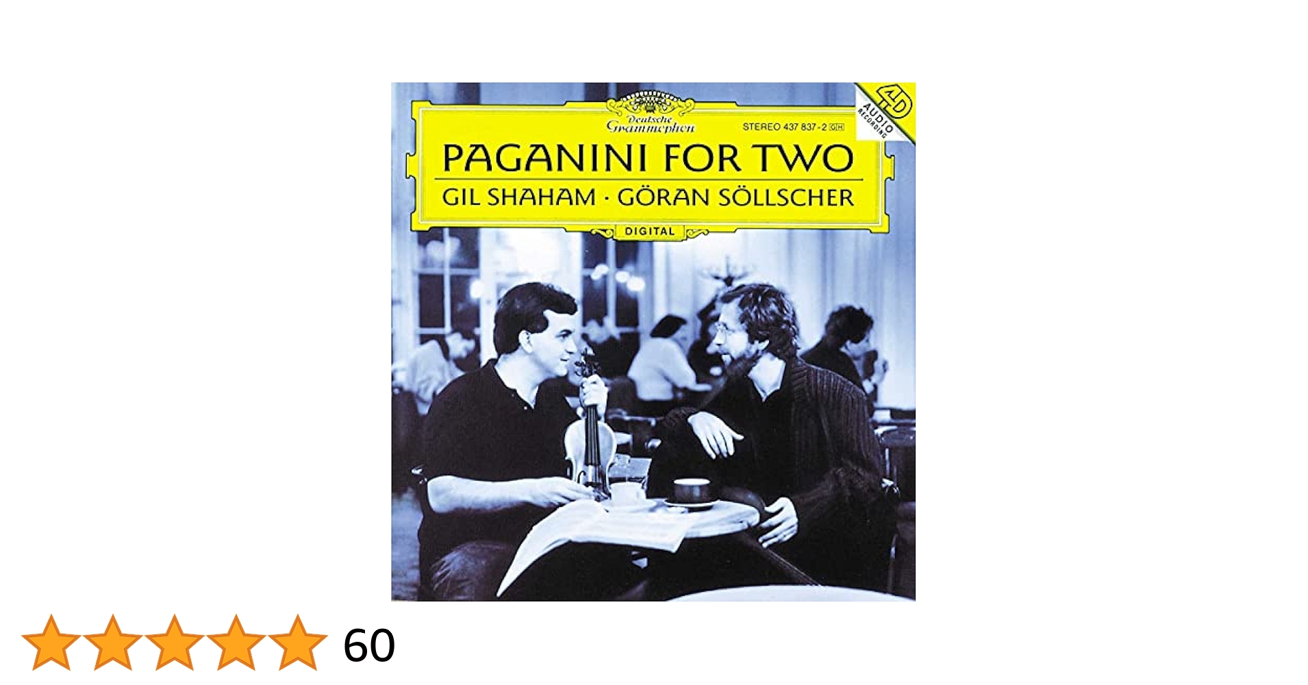 paganini For Two xrcd　高音質 Amazon.co.jp: Paganini for Two: ミュージック