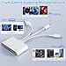 XD Card Reader, SD Card Reader for iPhone, 3-in-1 SD/TF/XD Card Adapter with Lightning/USB-C/USB-A for iPhone 16/15/14/13, iPad, PC, Android - Olympus xd Picture Card Reader Compatible, exFAT Support