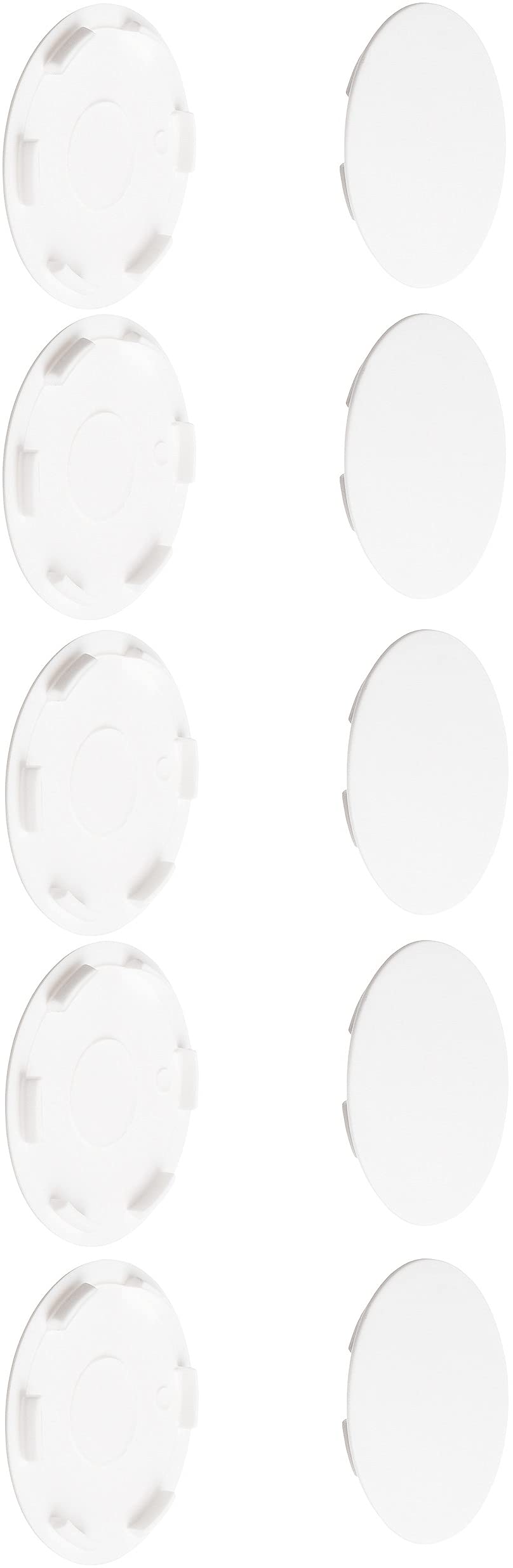 Tapa embellecedora blanca Ø35mm ideal para renovar el aspecto de sillas de cocina y mesas de terraza