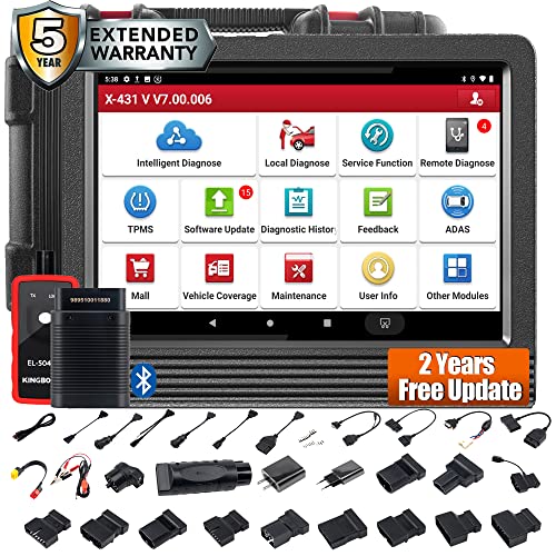 2022 Ver. LAUNCH X431 V PRO 4.0 (Same as X431 Pro3s+) Full Bi-Directional Scan Tool,AutoAuth for FCA SGW,31+ Service Car Diagnostic Tool,Free Update,OEM All System Automotive Scanner for All Cars