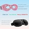Gel-Beads-Eye-Mask-3D-Sleep-Mask-Cooling-Eye-Mask-Reduce-Puffy-Dark-Circles-Migraines-Headaches-Stress-Relief-3D-Contoured-Cup-Blindfold-Eye-Mask-Ultra-Lightweight-Comfortable-Sleeping-Mask-Gel-Eye-Ma Cooling Eye Mask + 3D Sleep Mask, Cooling Eye Mask Reduce Puffy Dark Circles Migraines Headaches Stress Relief, 3D Contoured Cup Blindfold Eye Mask Ultra Lightweight & Comfortable Sleeping Mask