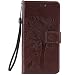 Produktbild Nancen Compatible with Handyhülle Wiko Lenny 3 (5,0 Zoll) Flip Schutzhülle Zubehör Lederhülle mit Silikon Back Cover PU Leder Handytasche im Bookstyle Stand Funktion Kartenfächer
