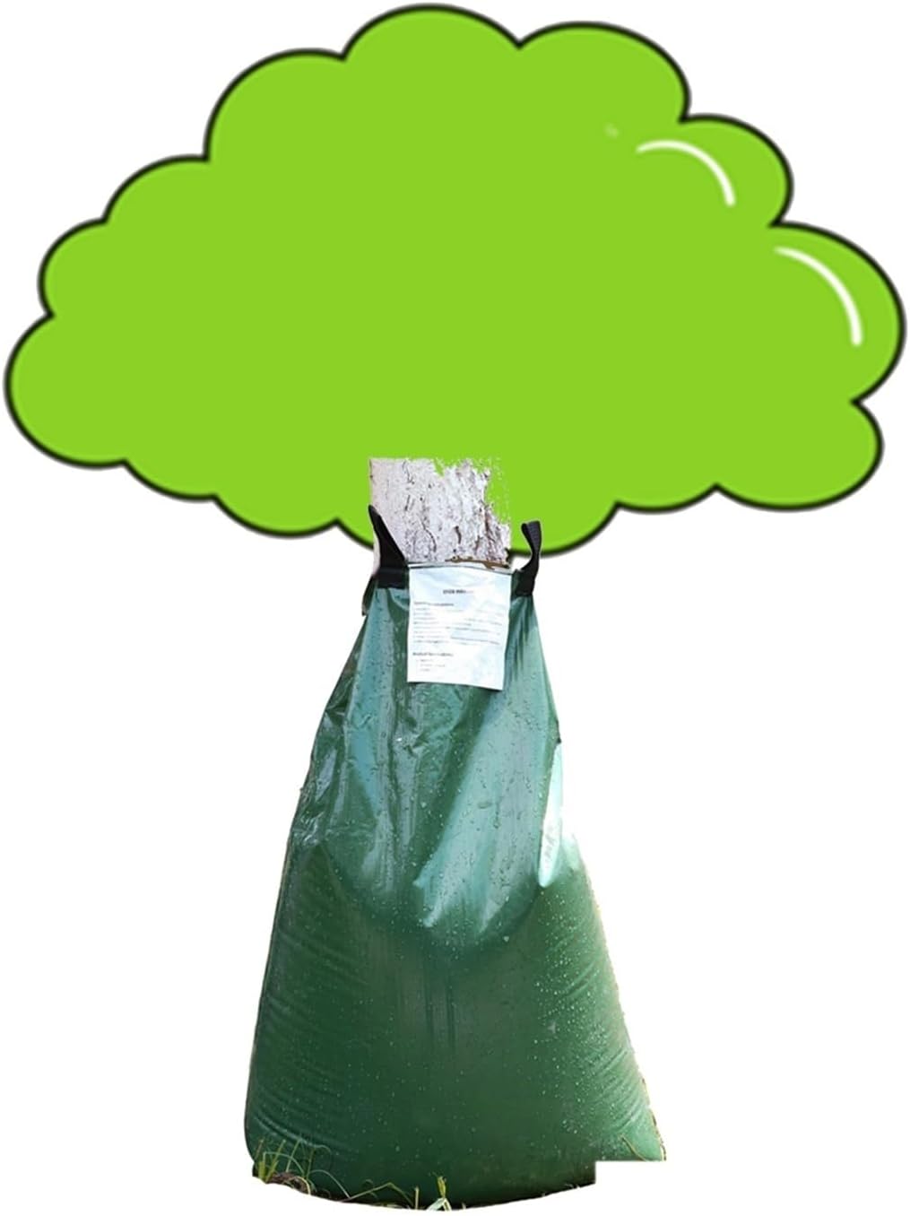 Tarp, Tree Watering Bags Slow Release 20 Gallon，Watering Bag for Trees, Watering Bag for Trees and Landscaping，10 Pack