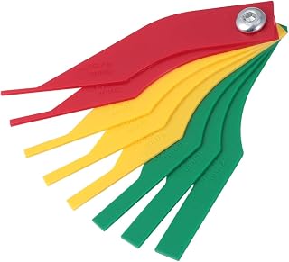 TOPBATHY 2 Uds Escala De Pastillas De Freno Medidor De Espesor De Zapata De Freno Herramienta De Medición De Ruedas Frenos Herramientas Para Automóviles Medidor De Pastillas De