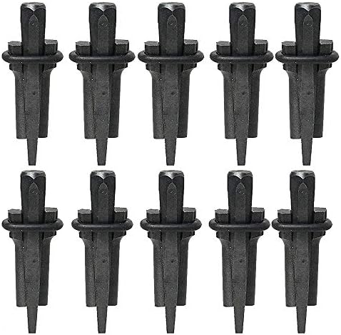 Wedge and Feather Shims Concrete Marble Granite Rock Stone Splitting Hand Tools (9/16", 10Pcs)