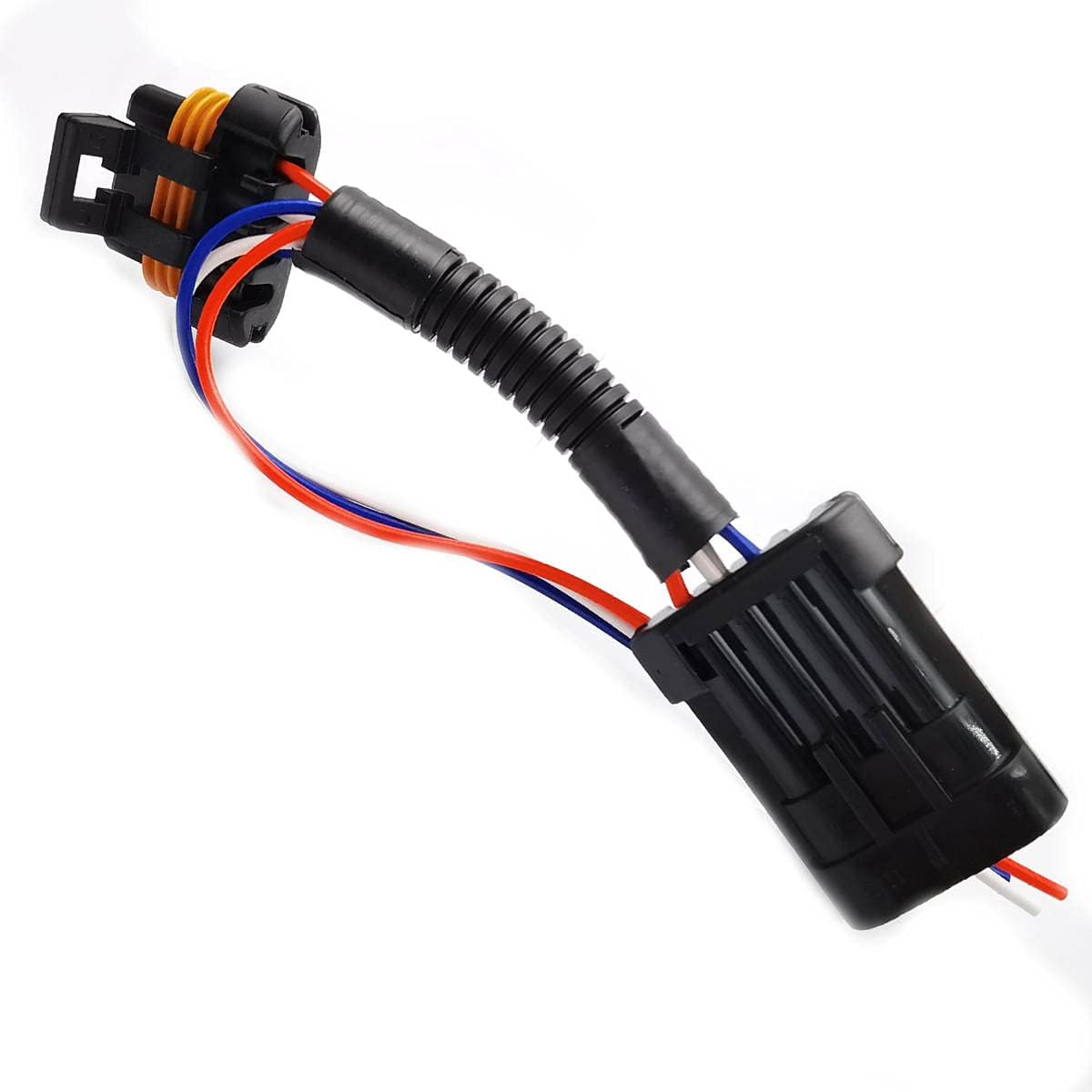 DEVMO 2pcs Compatible with Polaris RZR 900 1000 XP Turbo Tail Light Power Harness Whip Brake Light License Plate Rear Light Plug and Play 3 Wire Power Harness