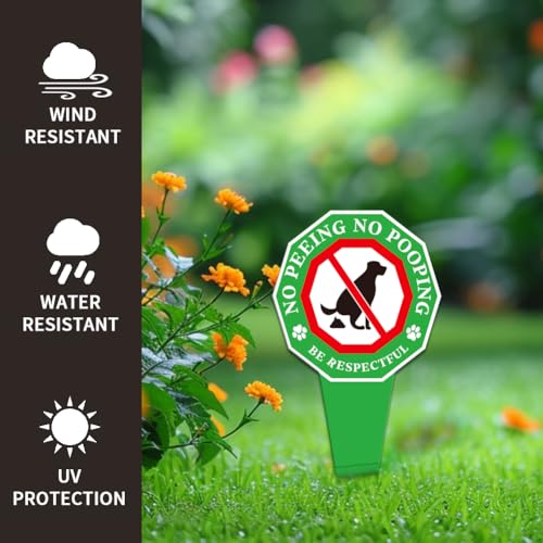 Panneau de déjections canines pour préserver la propreté du jardin - 4