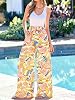BTFBM Two Piece Sets For Women Summer 2026 Spring Outfits Casual Sleeveless Wide Leg Pants Sets Beach Vacation Clothes(Floral Multicolored, Medium) #3