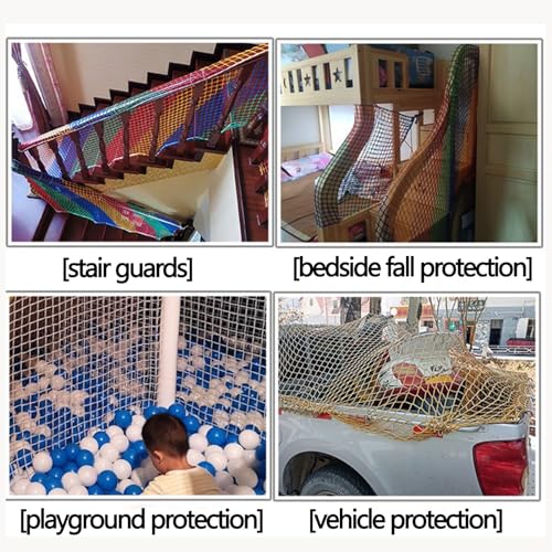 Filet de sécurité extérieur réglable 3,3x9,8m protection enfant et chat - 5