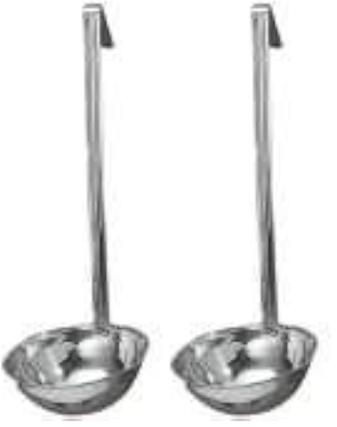 American Metalcraft L1112 Ladle, Stainless Steel, 12 oz. Capacity, 12-3/4" Handle,Silver (Pack of 2)