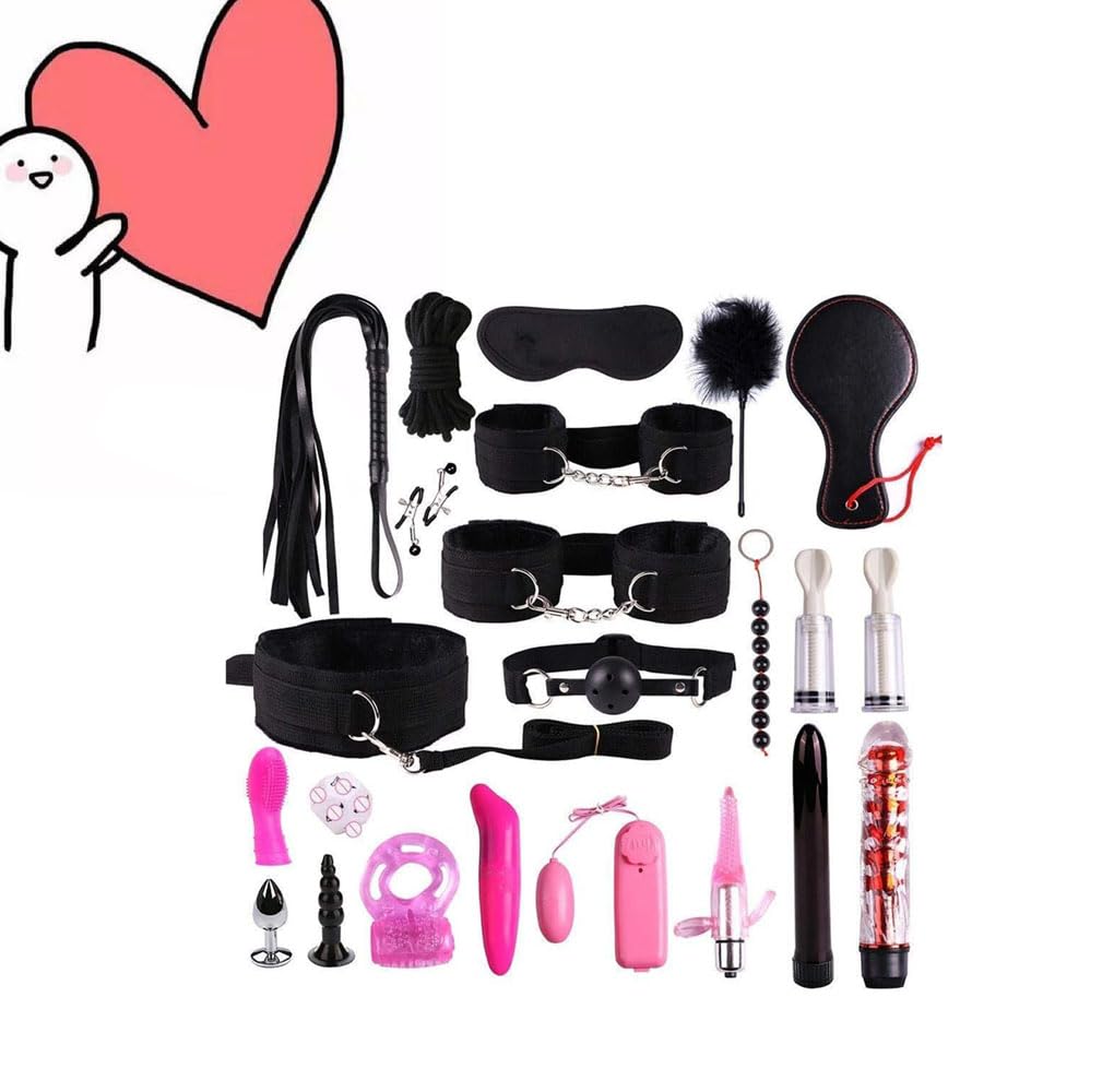 Fitness 22 pezzi Party Box, Yoga Beginner Essentials B`D'S`M Set