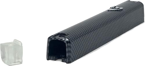 Miniatura 3 de My Daily Styles Funda de plástico para mezuzá de judaica, impermeable, para puerta, para bendición de la casa, patrón gris claro (tamaño 3.9 in, 4.7