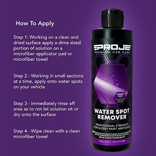 Proje Water Spot Remover - Neutralizes & Breaks Down Hard Water Spots thumb #4