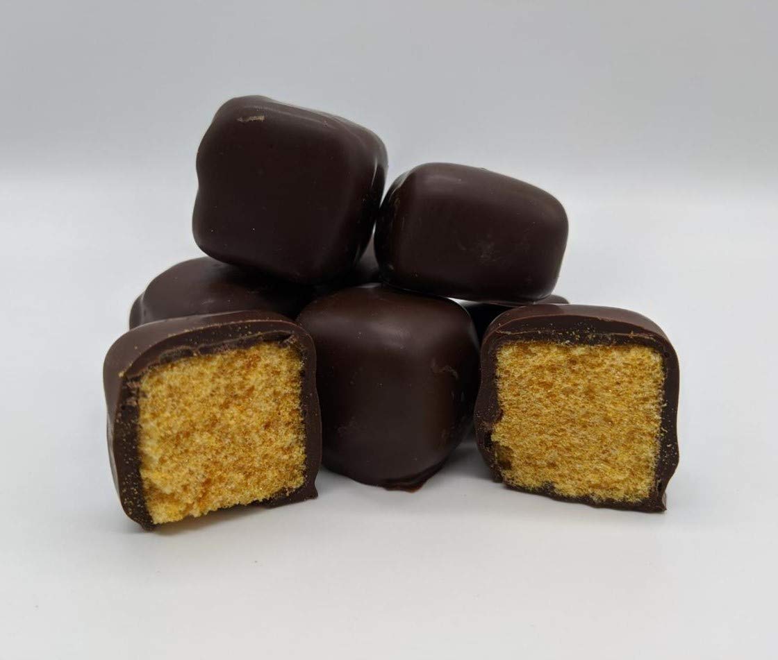 Oliver's Sponge Candy - Dark Chocolate, 1 pound