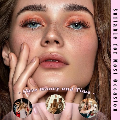 Image of FANXITON Lash Clusters Wispy 30D+40D Lashes Clusters 400pcs Eyelash Clusters D Natural Cluster Eyelash Extensions 9-16mm Mix Individual Lashes for Beginners