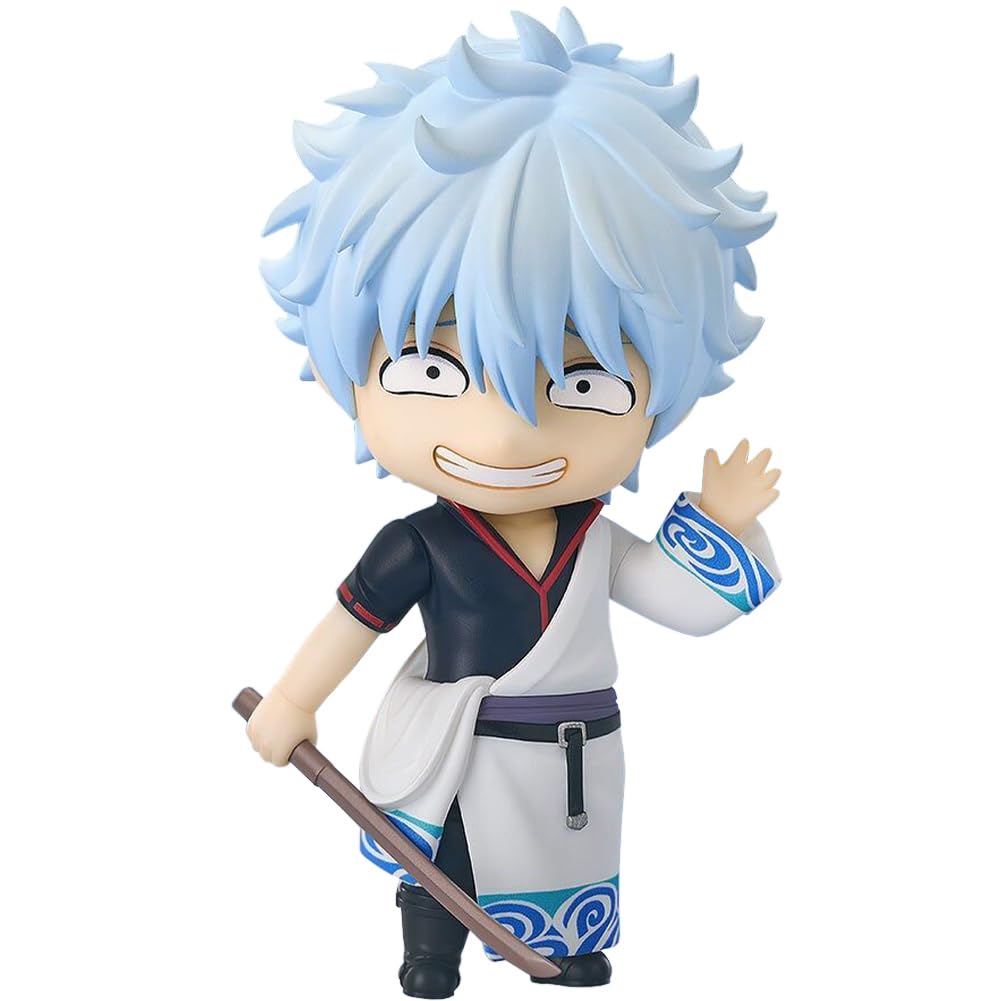 Zhongkaihua Figura Sakata Gintoki Accovacciato Con Spada, 12 Cm, PVC, Action Figure Anime, Statua Da Collezione, Regalo Per Fan
