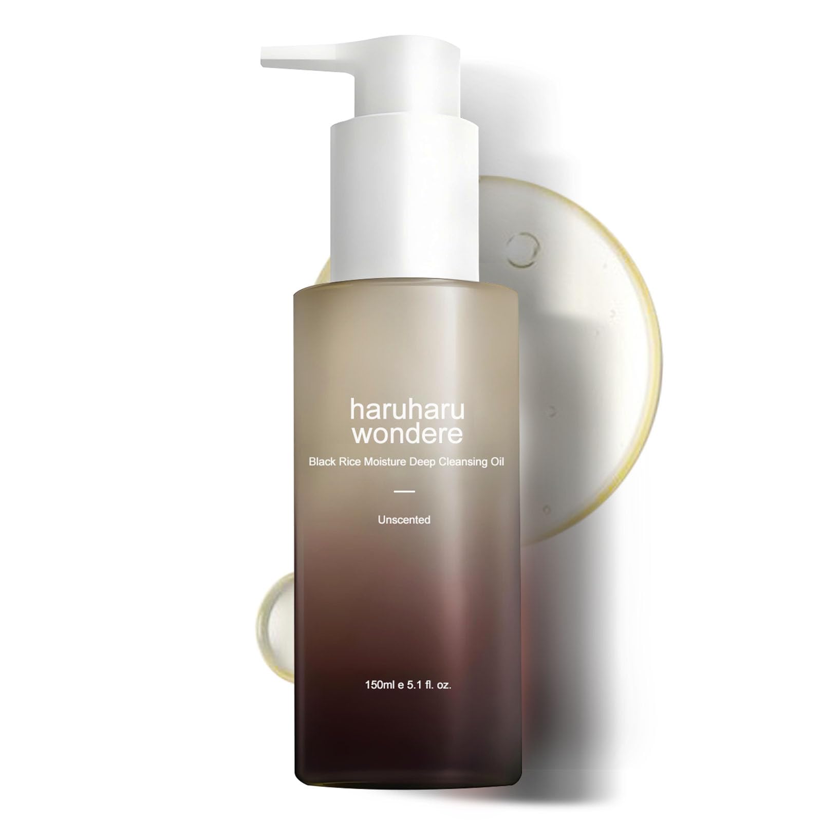 Black Rice Moisture Deep Cleansing Oil 5.1 fl.oz / 150ml | Detergente viso coreano, struccante | Vegano, Cruelty Free | Olio di Semi di Jojoba, Olio di Semi di Macadamia