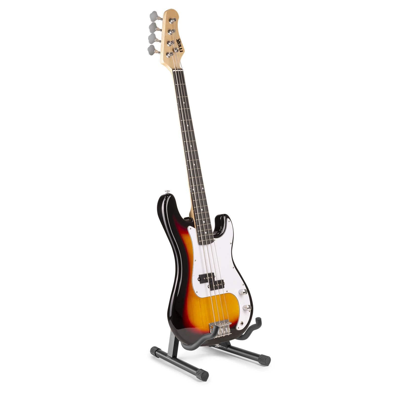 MAX SoloArt Guitare Acoustique Classique avec Support de Guitare - Marron, Idéal pour Débuter la Guitare