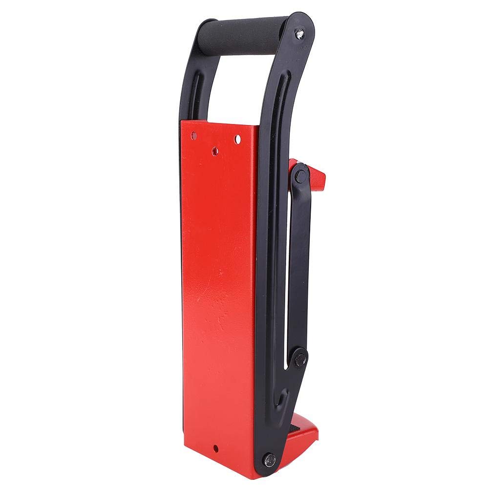Smasher Red Steel kruszarka do puszek 500 ml 12 uncji gumowy uchwyt butelka z tworzywa sztucznego narzędzie do recyklingu z otwieraczem 32,5 x 9 x 8 cm