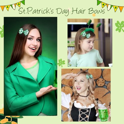 2 Piezas Pinzas para el Cabello Día de San Patricio miniatura 7