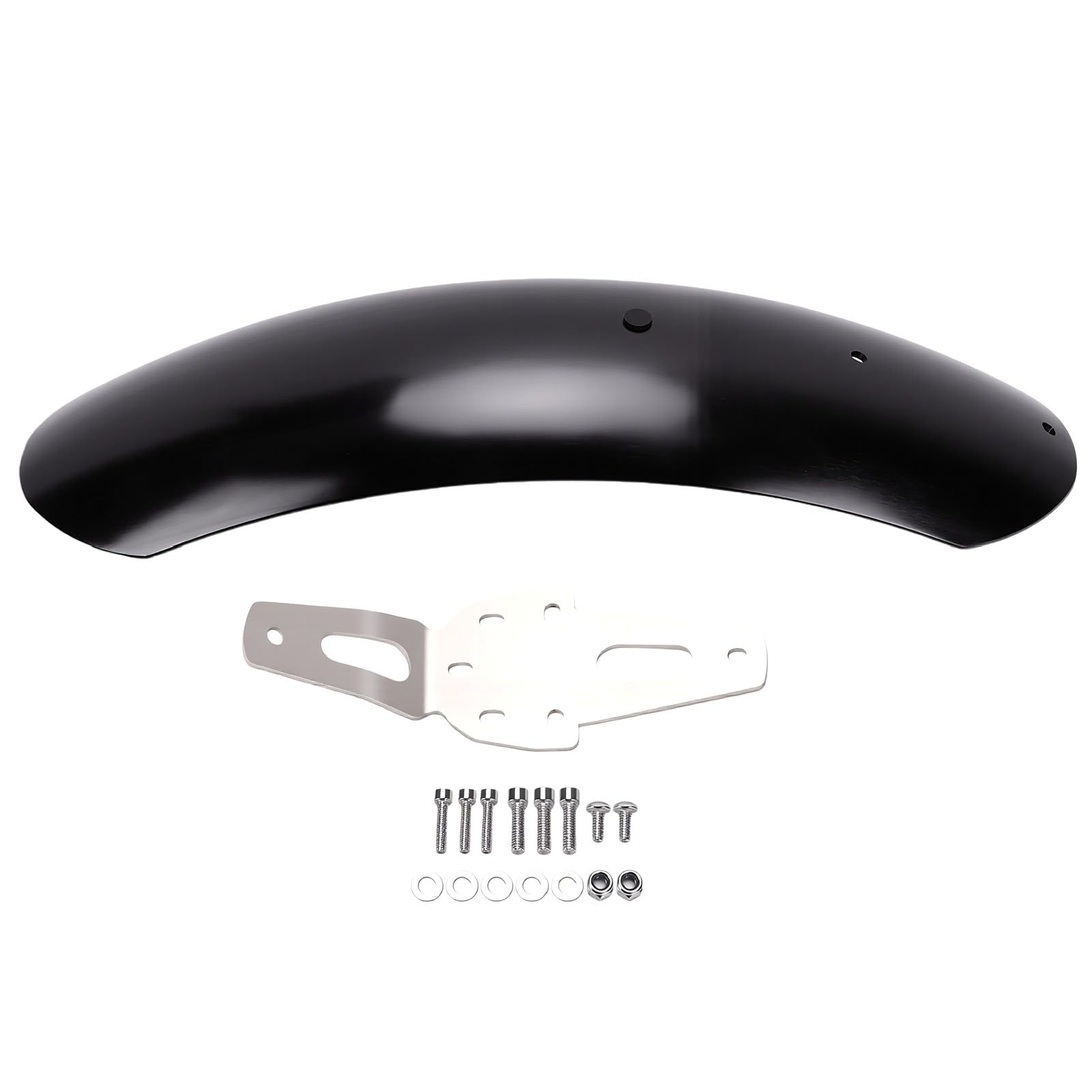 Ausla Parafango Anteriore Moto Alto in Alluminio 1200X (BLACK) | Paraspruzzi in alluminio, fuoristrada, detriti di fango, 1200X 2024-2026, 1200XC 2019-2026, 1200XE 2019-2026