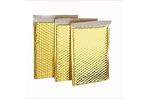 ProLine Glamour Metallic Gold Poly Bubble Mailers