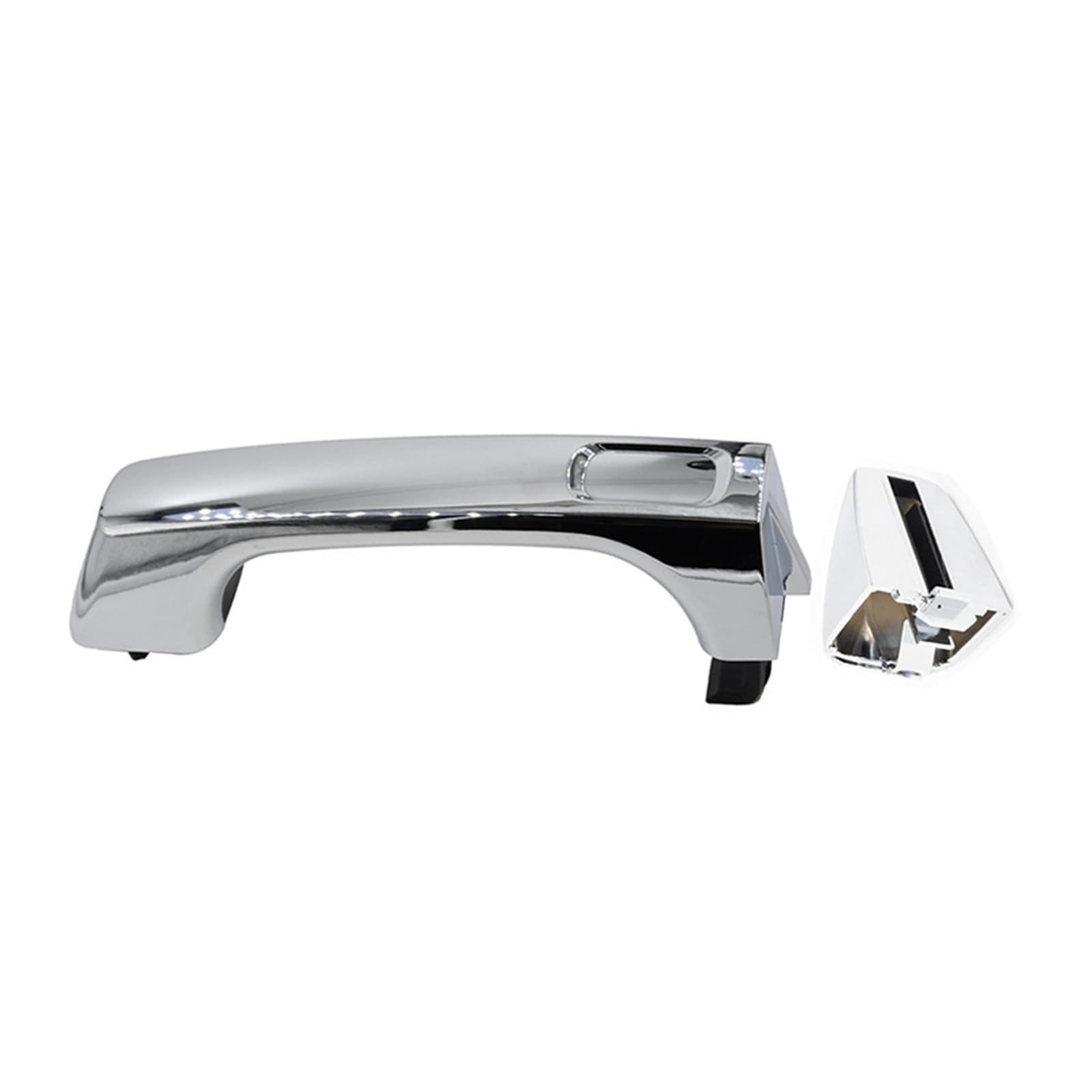 Qjahxkf Replacement Exterior Door Handles Black Chrome Silver Exterior Outside Door Handle 15296933 15794314 25832249 15932907 for Hummer for H3 2006 2007 2008 2009 2010 Outer Handle(Black)