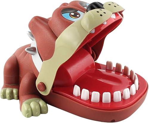 NUOBESTY Juguete divertido para morder de animales, dentista y dentista, juguete para morder dedos, juguetes eléctricos para perros para niños