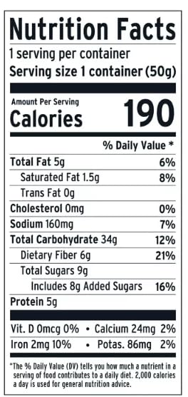 Avena Instantánea Orgánica Purely Elizabeth Chocolate - Pack de 12 Unidades miniatura 2