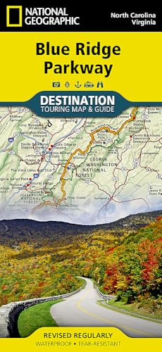 Blue Ridge Parkway Map (National Geographic Destination Map)