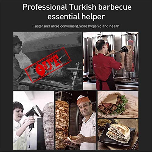 Máquina cortadora de carne inalámbrica para kebab y BBQ miniatura 7