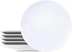 Kit Prato Raso Tramontina Leonora em Porcelana 25 cm 06 Peças