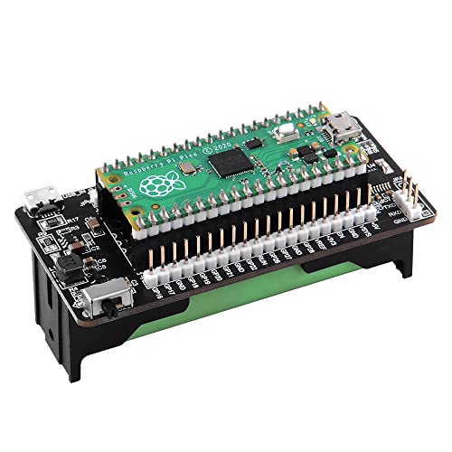 GeeekPi Raspberry Pi Pico/Pico W UPS Alimentazione senza interruzioni UPS Hat 18 650 Caricabatteria Power Bank Scheda di estensione di Gestione dell'alimentazione per Raspberry Pi Pico/Pico W