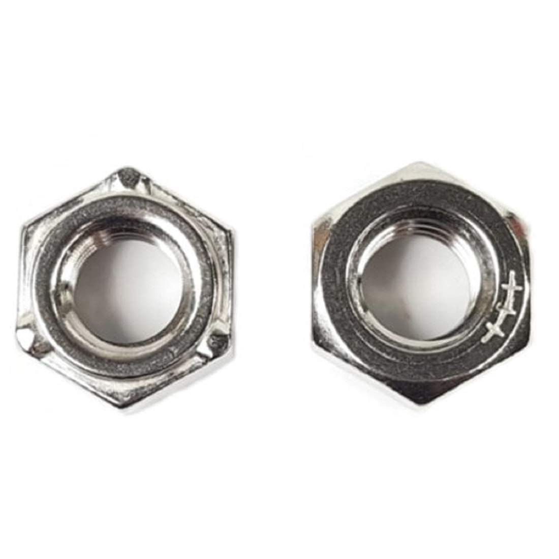 Hex Weld Nuts 18-8 Stainless Steel Short Pilot 3 Projections 5/16