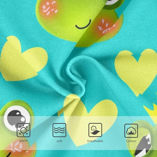 Cotton Toddlers Underwear Floral Cute Cartoon Frog Green Blue Panties Little Girl Cartoon Briefs Undies Kids 2t3