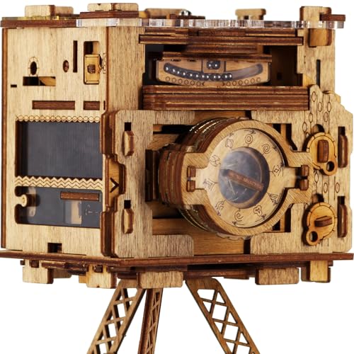 iDventure Cluebox PRO - Sherlocks Photocamera: Puzzlebox Escape Room Spiel - kniffeliges 3D Holzpuzzel Rätselbox - einzigartige Knobelspiele - Brainteaser Box Für Erwachsene und Sequenzielle Puzzle iDventure Cluebox PRO - Sherlocks Photocamera: Puzzlebox Escape Room Spiel - kniffeliges 3D Holzpuzzel Rätselbox - einzigartige Knobelspiele - Brainteaser Box Für Erwachsene und Sequenzielle Puzzle