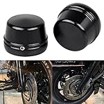 Motorcycle-Front-Axle-Nut-Cover-for-Harley-Dyna-Street-Bob-Super-Glide-Low-Rider