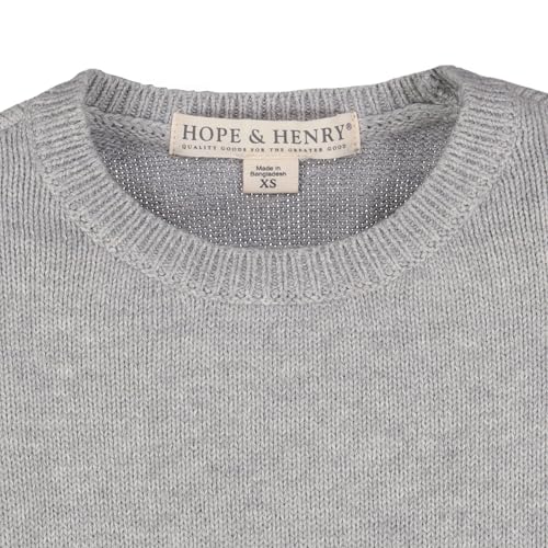 Image of Hope & Henry Girls' Long Sleeve Rib Knit Sweater Top