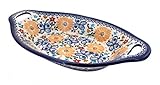 Polish Pottery Butterfly Bread Platter