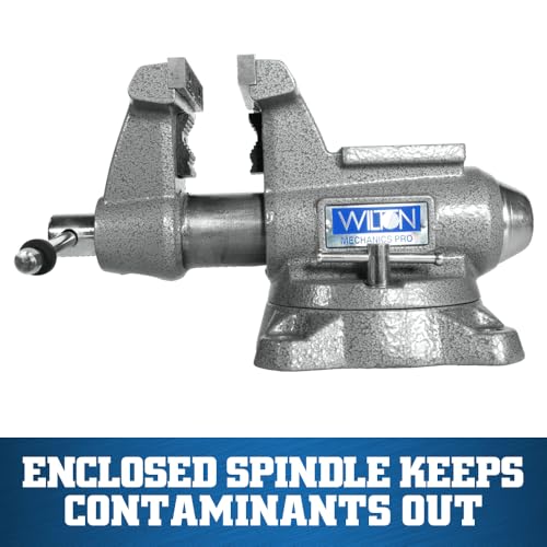 Image of Wilton Mechanics Pro Bench Vise, 4-1 /2 inch Jaw Width, 4 inch Jaw Opening, 3-1 /2 inch Throat (Model 845M)