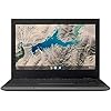 Lenovo 100E Chromebook 2ND Gen 81QB000AUS Laptop Computer, 11.6″ HD (1366 X 768) Display, MediaTek MT8173C Processor, 4GB RAM, 16GB eMMC TLC SSD, Powervr GX6250, Chrome OS, Black (Renewed)