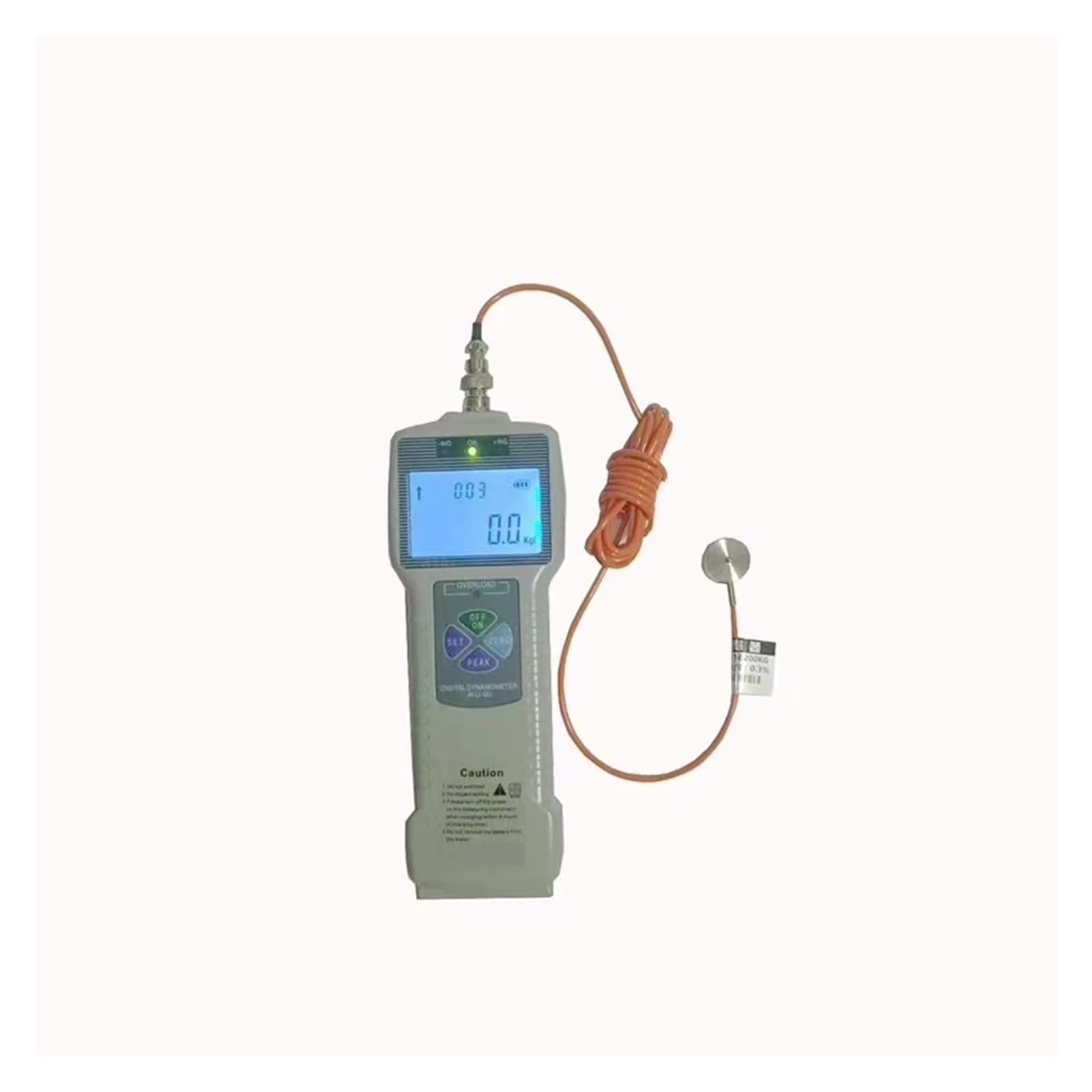 Medidor de fuerza digital DS2 serie 100N-5KN medidor de tensión de presión dividida Digital de precisión dinamómetro de empuje externo medidor de fuerza de empuje DS2-30KN-XD(DS2-10KN-XD)