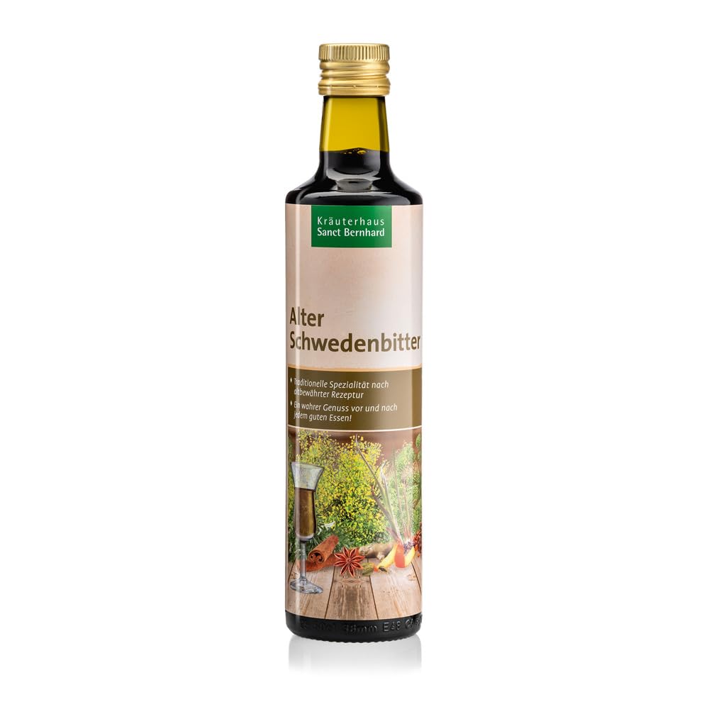 Sanct Bernhard Alter Schwedenbitter | Traditionelle Spezialität | 500 ml