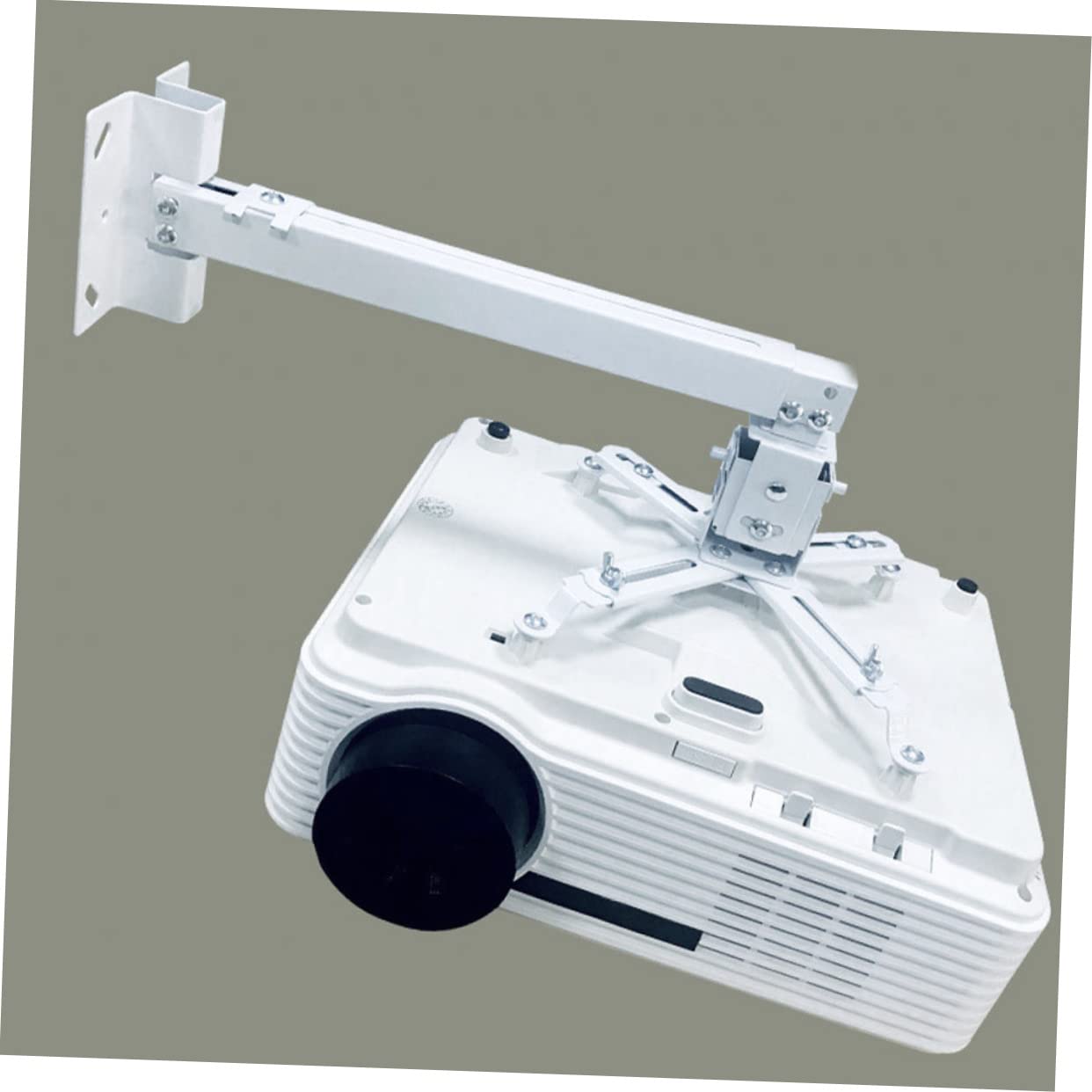 jojofuny Soporte para Proyector Montaje Techo Soporte Extensible para Proyector De Material Robusto para Uso Salas De Estar o Teatros Caseros
