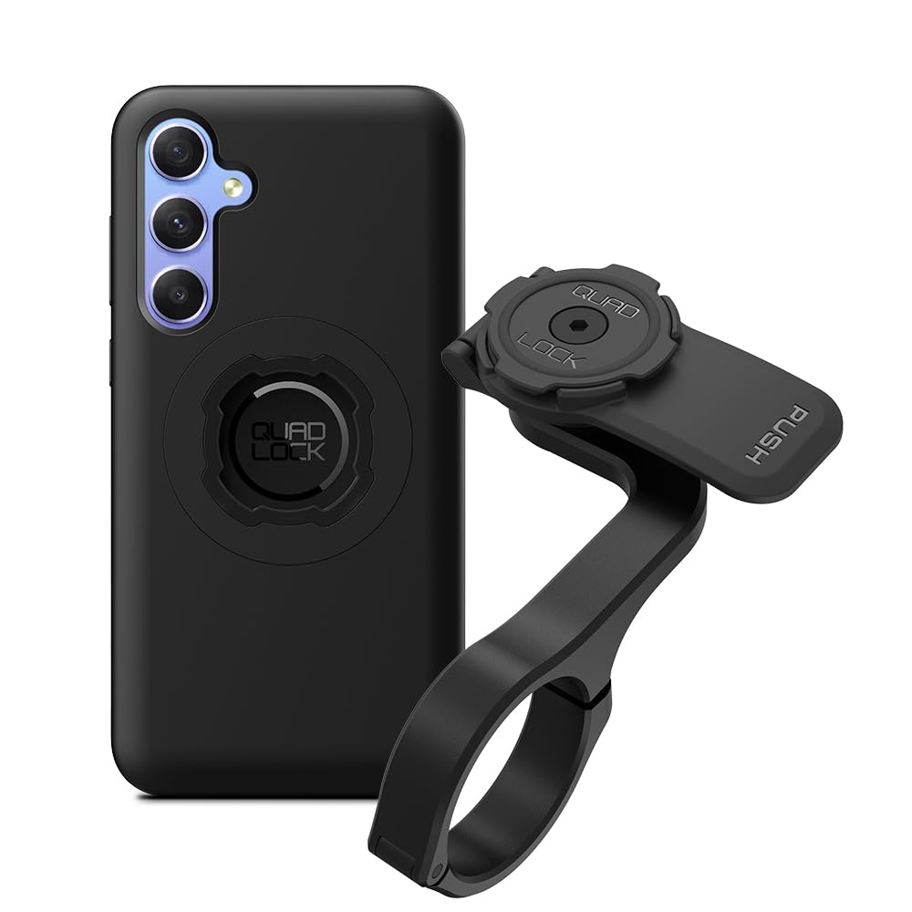 Quad Lock Out Front PRO uchwyt na kierownicę roweru uchwyt na telefon (V2) z MAG etui na telefon Galaxy A55