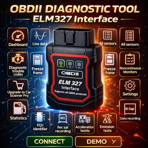 ELM327 Bluetooth OBD2 Scanner Wireless