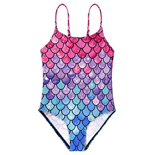 Image of Zando Girls Bathing Suit Size 2-10 Years - Cute Toddler Swimsuit Girl Adjustable One Piece Swimwear for Summer Beach Wear