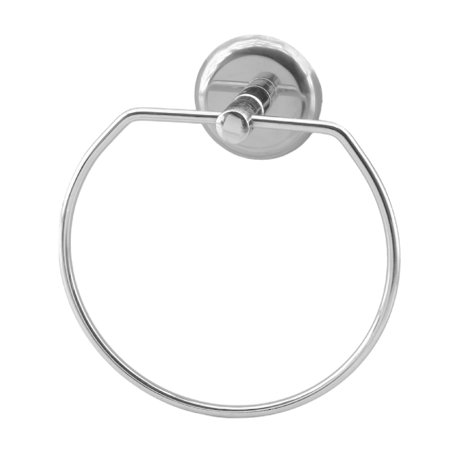 Badem10 Vidalı Bez Havluluk Aparatı Lavabo Banyo Mutfak Bez Havlu Askısı Krom Paslanmaz Metal