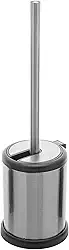 LYOR - Escova Sanitária de Aço Inox com Suporte e Tampa 11,5cm x 39cm